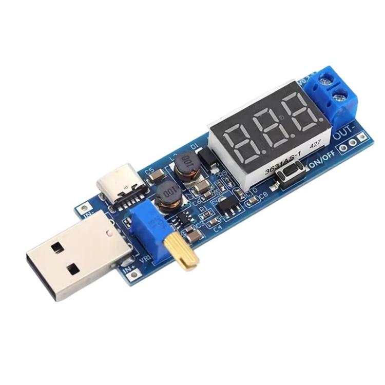 Modulo regolatore di tensione per alimentatore DC-DC USB Step-Up, Micro, Type-C