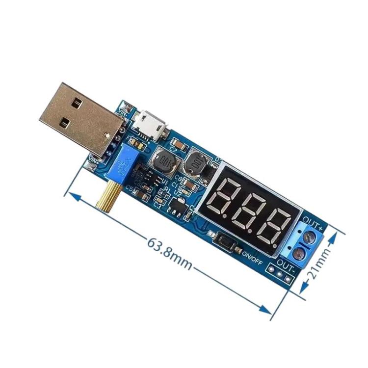 Modulo regolatore di tensione per alimentatore DC-DC USB Step-Up, Micro, Type-C