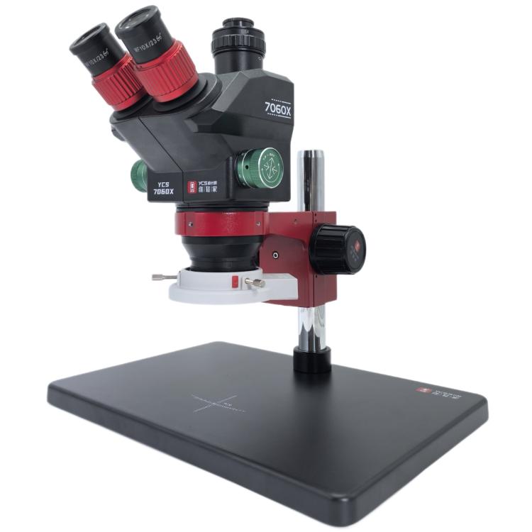 Con modello base 0.5X Microscopio Strumento per la riparazione di chip della scheda madre dello smartphone, YCS 7060X