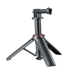XILETU XS-22 Mini treppiede a scomparsa automatica, bastone per selfie regolabile ed estensibile da 13 a 30 cm per action camera