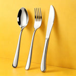 Stoviglie in acciaio inossidabile LsCook, 304 No. 1 Pointed Spoon, 304 No. 1 Fork, 420 Knife, 304 No. 1 Fork+420 Knife, 304 No. 1 Fork+304 No. 1 Pointed Spoon, 304 No. 1 Fork+304 No. 1 Pointed Spoon+420 Knife                                            ...