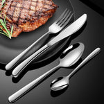 Stoviglie in acciaio inossidabile LsCook, 304 No. 1 Pointed Spoon, 304 No. 1 Fork, 420 Knife, 304 No. 1 Fork+420 Knife, 304 No. 1 Fork+304 No. 1 Pointed Spoon, 304 No. 1 Fork+304 No. 1 Pointed Spoon+420 Knife                                            ...