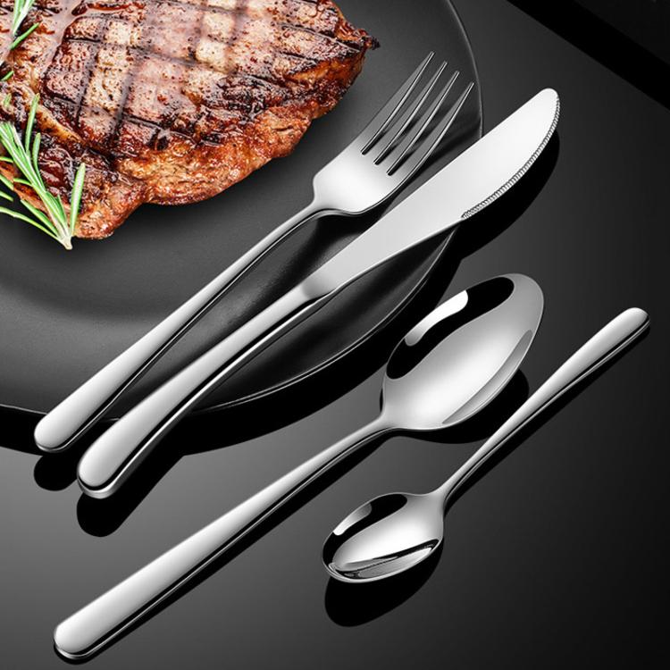 Stoviglie in acciaio inossidabile LsCook, 304 No. 1 Pointed Spoon, 304 No. 1 Fork, 420 Knife, 304 No. 1 Fork+420 Knife, 304 No. 1 Fork+304 No. 1 Pointed Spoon, 304 No. 1 Fork+304 No. 1 Pointed Spoon+420 Knife                                            ...