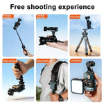 Adattatore a sgancio rapido con supporto magnetico COBONE per DJI Osmo Pocket 3, con foro per vite da 1/4 di pollice e slitta a caldo., CPK-2