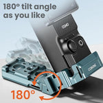Adattatore a sgancio rapido con supporto magnetico COBONE per DJI Osmo Pocket 3, con foro per vite da 1/4 di pollice e slitta a caldo., CPK-2