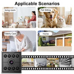 Telecamera wireless M09 Mini HD a infrarossi con visione notturna, rilevamento del movimento e monitoraggio Wi-Fi.