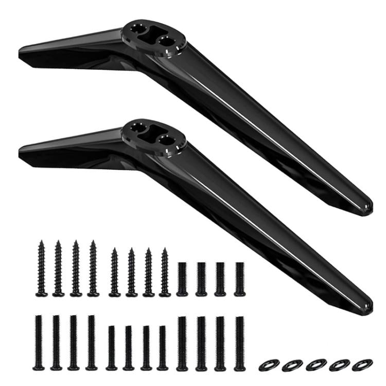 JJ-9248-B-0 Set di 2 basi di supporto senza foratura per TV TCL Roku da 28 / 32 / 40 / 43 / 49 / 50 / 55 / 58 / 65 pollici