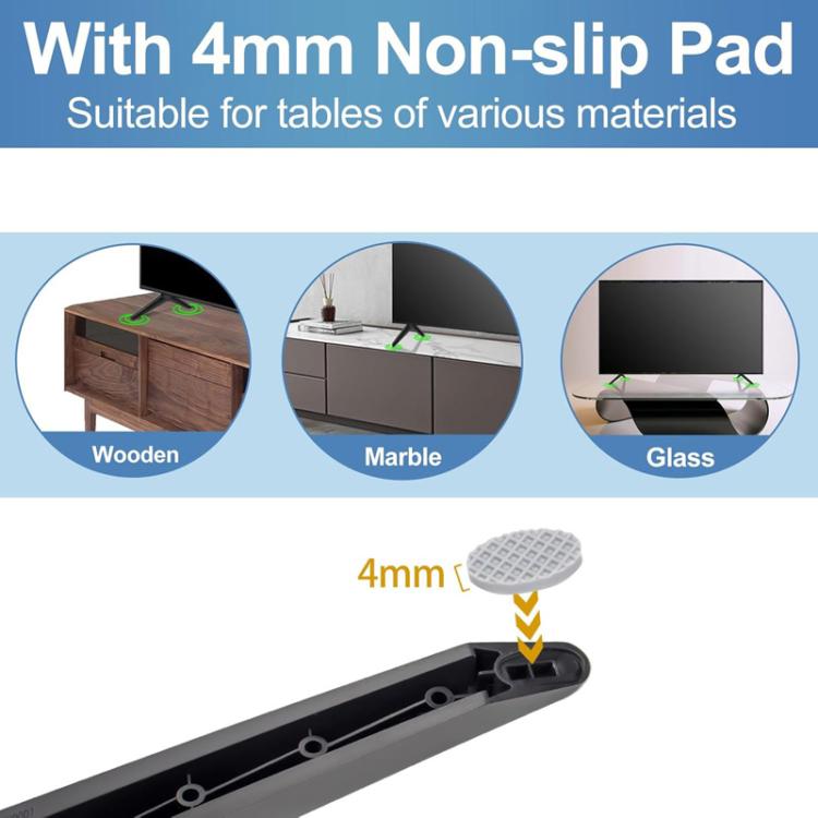 Set 2 basi supporto senza foratura per TV TCL 28-65 pollici