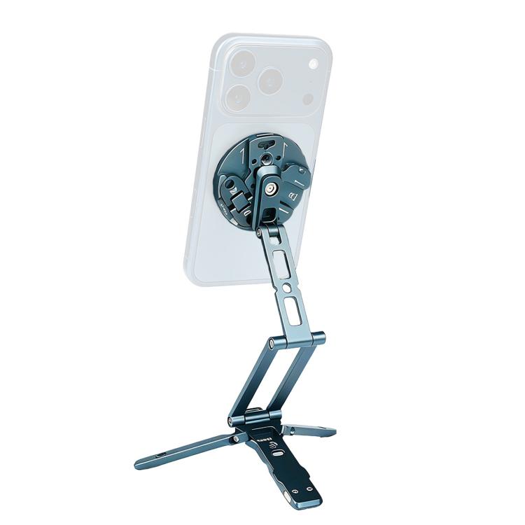 Supporto magnetico multifunzione per smartphone XILETU con vite da 1/4 di pollice, compatibile con ARRI, GoPro, action cam, slitta a caldo e interfacce NATO., MI-1, MI-1+XJ-28 Bracket, MI-1+MC-22S Gimbal+XT-18S Tripod
