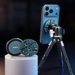 Supporto magnetico multifunzione per smartphone XILETU con vite da 1/4 di pollice, compatibile con ARRI, GoPro, action cam, slitta a caldo e interfacce NATO., MI-1, MI-1+XJ-28 Bracket, MI-1+MC-22S Gimbal+XT-18S Tripod