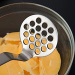 Schiacciapatate LsCook in acciaio inox 304 con manico in silicone