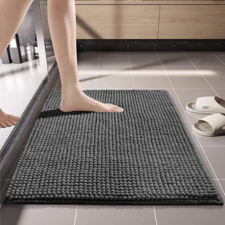 Tappetino da bagno in ciniglia a pelo corto, assorbente e antiscivolo, resistente alle macchie., 40x60cm, 50x80cm, 60x90cm, 60x150cm