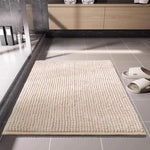 Tappetino da bagno in ciniglia a pelo corto, assorbente e antiscivolo, resistente alle macchie., 40x60cm, 50x80cm, 60x90cm, 60x150cm