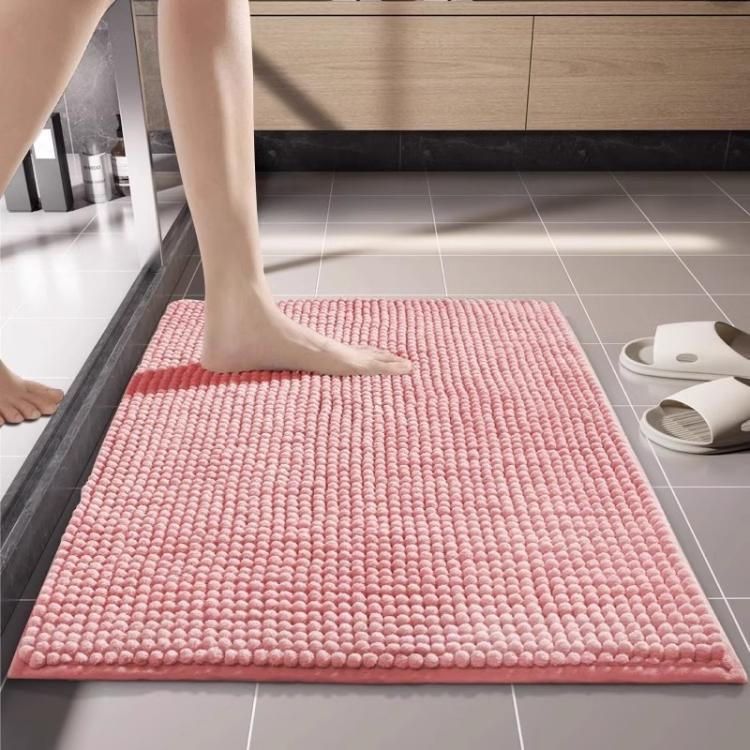 Tappetino da bagno in ciniglia a pelo corto, assorbente e antiscivolo, resistente alle macchie., 40x60cm, 50x80cm, 60x90cm, 60x150cm