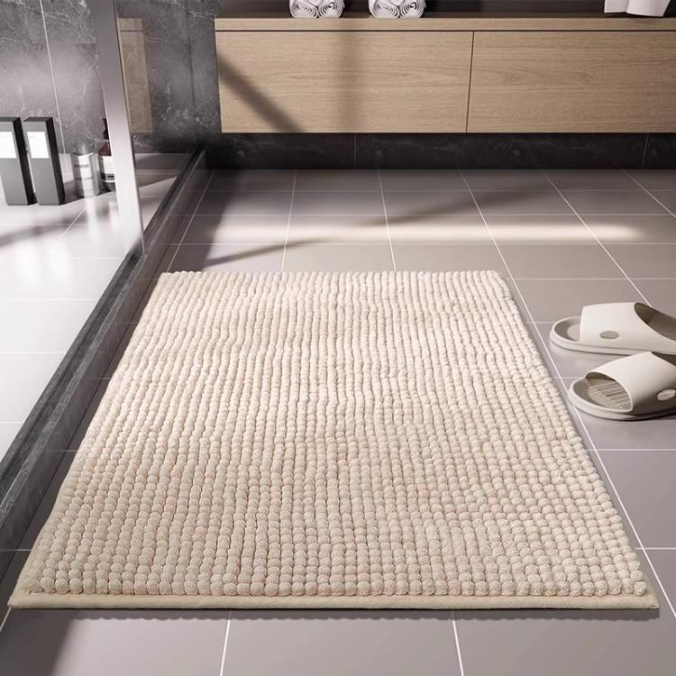 Tappetino da bagno in ciniglia a pelo corto, assorbente e antiscivolo, resistente alle macchie., 40x60cm, 50x80cm, 60x90cm, 60x150cm