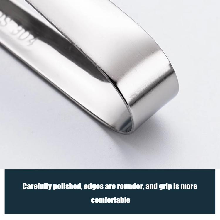 Pinza per ghiaccio in acciaio inox 304 con clip per cubetti di zucchero, LsCook Small Round Head