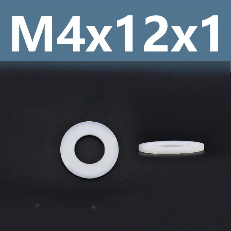 1000 pezzi/confezione Rondelle piatte isolanti rotonde in nylon, M2x5x1, M3x7x1, M3x20x1, M4x8x1, M4x12x1, M4x20x1, M5x8x1, M5x20x2, M6x12x1, M6x18x1.5, M6x25x2, M8x14x1, M10x25x2, M12x20x1