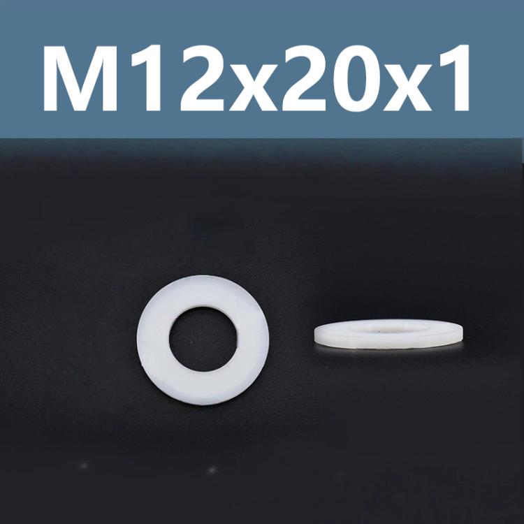 1000 pezzi/confezione Rondelle piatte isolanti rotonde in nylon, M2x5x1, M3x7x1, M3x20x1, M4x8x1, M4x12x1, M4x20x1, M5x8x1, M5x20x2, M6x12x1, M6x18x1.5, M6x25x2, M8x14x1, M10x25x2, M12x20x1