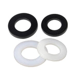 1000 pezzi/confezione Rondelle piatte isolanti rotonde in nylon, M2x5x1, M3x7x1, M3x20x1, M4x8x1, M4x12x1, M4x20x1, M5x8x1, M5x20x2, M6x12x1, M6x18x1.5, M6x25x2, M8x14x1, M10x25x2, M12x20x1