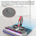 Per Dyson V7/V8/V10/V11/V15/G5 Spazzola per pavimenti a trasmissione diretta con serbatoio dell'acqua e panno per la pulizia, Water Tank