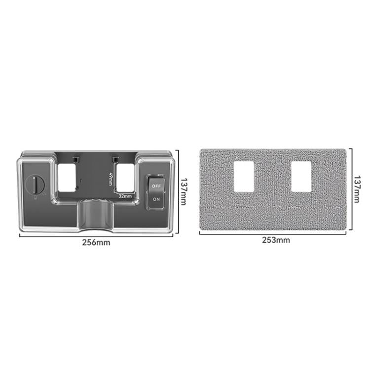 Per Dyson V7/V8/V10/V11/V15/G5 Spazzola per pavimenti a trasmissione diretta con serbatoio dell'acqua e panno per la pulizia, Water Tank