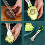 Affetta avocado in acciaio inossidabile, LsCook Dual-Ended