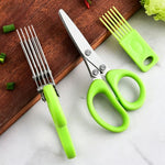 Forbici da cucina multifunzione LsCook in acciaio inossidabile con lame multiple per cipollotti, Cardboard Packaging 3-layer, Cardboard Packaging 5-layer