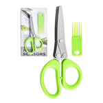 Forbici da cucina multifunzione LsCook in acciaio inossidabile con lame multiple per cipollotti, Cardboard Packaging 3-layer, Cardboard Packaging 5-layer