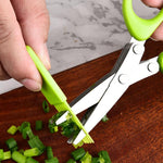 Forbici da cucina multifunzione LsCook in acciaio inossidabile con lame multiple per cipollotti, Cardboard Packaging 3-layer, Cardboard Packaging 5-layer