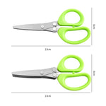 Forbici da cucina multifunzione LsCook in acciaio inossidabile con lame multiple per cipollotti, Cardboard Packaging 3-layer, Cardboard Packaging 5-layer