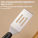 Spatola in acciaio inossidabile LsCook per torte e pizza, Solid Square, Hollow Square, Triangular