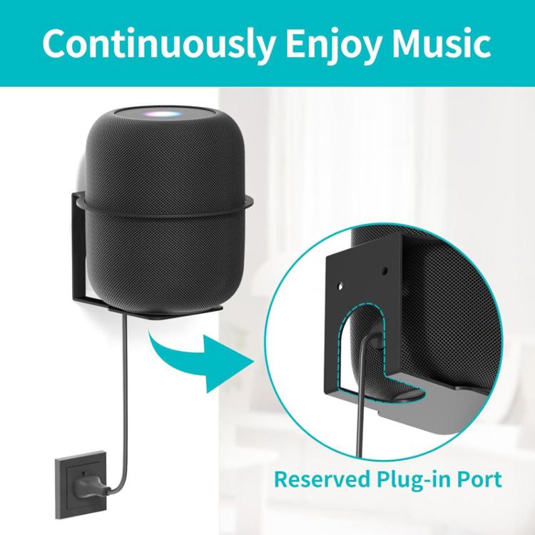 JJ-9214 Supporto per altoparlante da parete per Apple HomePod 2 / HomePod