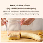 Affettatrice per frutta e verdura in acciaio inossidabile LsCook, taglia fragole