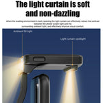 Lampada portatile magnetica per cellulare, ideale per la lettura notturna e la protezione degli occhi.