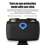 Lampada portatile magnetica per cellulare, ideale per la lettura notturna e la protezione degli occhi.