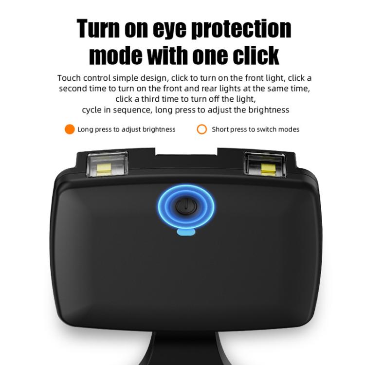 Lampada portatile magnetica per cellulare, ideale per la lettura notturna e la protezione degli occhi.