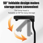 Lampada portatile magnetica per cellulare, ideale per la lettura notturna e la protezione degli occhi.