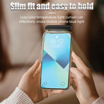 Lampada portatile magnetica per cellulare, ideale per la lettura notturna e la protezione degli occhi.