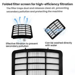 Accessori per aspirapolvere Shark NV350 / NV351 / NV352 / NV355 / NV357 / NV358 / NV360 / NV370 / UV440 / UV540 / XFF350, Filter Mesh, 2-Piece Set Filter Cotton