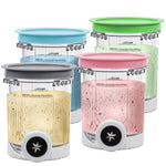 Per gelatiera Ninja NC700 / NC701, confezione da 4 pezzi di coppette per gelato di ricambio., A Type, B Type