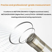 SMART SENSOR 26-126dBA Microfono di misurazione ad alta precisione con connessione USB