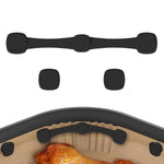 Fibbia magnetica in silicone per clip di fissaggio resistenti al calore per carta da forno della friggitrice ad aria., Flower Red, Flower Black, Flower Gray, Square Red, Square Black, Square Gray, Teardrop Gray, Teardrop Black, Teardrop Red, Extended R...