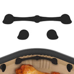 Fibbia magnetica in silicone per clip di fissaggio resistenti al calore per carta da forno della friggitrice ad aria., Flower Red, Flower Black, Flower Gray, Square Red, Square Black, Square Gray, Teardrop Gray, Teardrop Black, Teardrop Red, Extended R...