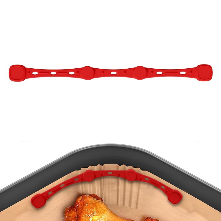 Fibbia magnetica in silicone per clip di fissaggio resistenti al calore per carta da forno della friggitrice ad aria., Flower Red, Flower Black, Flower Gray, Square Red, Square Black, Square Gray, Teardrop Gray, Teardrop Black, Teardrop Red, Extended R...
