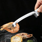 Pinze per buffet, pinze multifunzionali per bistecche e barbecue, LsCook 10 inch Round Head 304 Stainless Steel