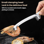 Pinze per buffet, pinze multifunzionali per bistecche e barbecue, LsCook 10 inch Round Head 304 Stainless Steel