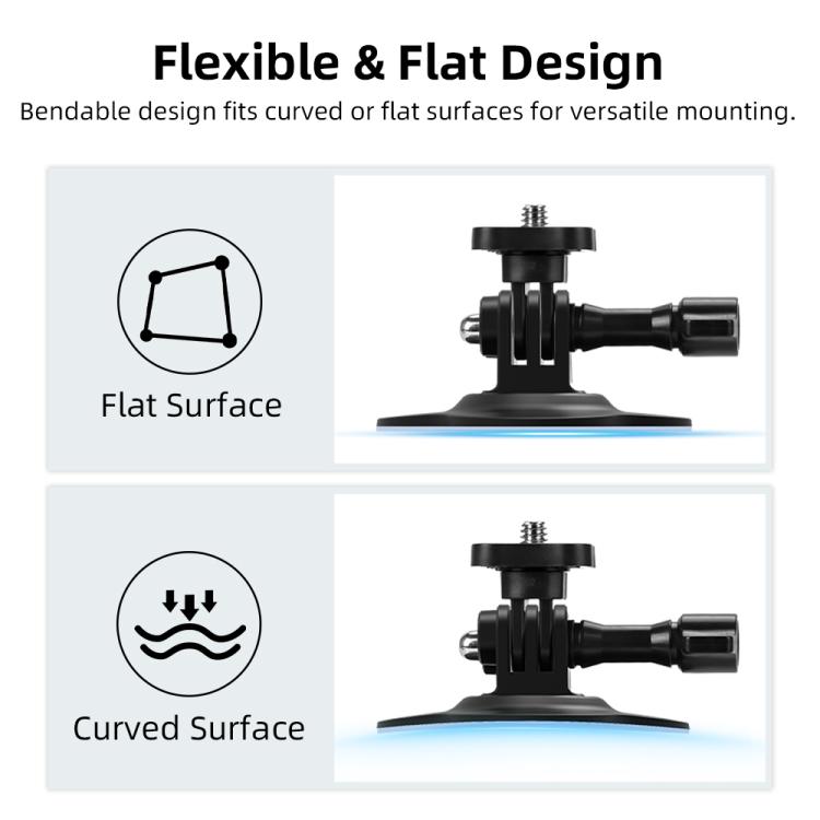 Supporto per casco Flymile per DJI Osmo Pocket 3 / Action 6 / GoPro, Square, Floral