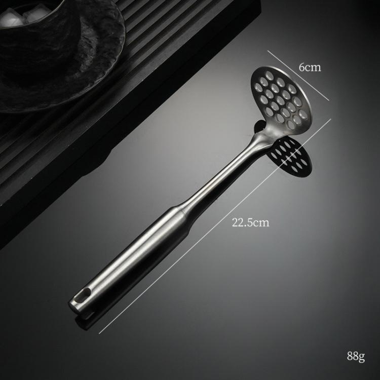 Schiacciapatate LsCook in acciaio inox 304, ideale per alimenti per neonati.
