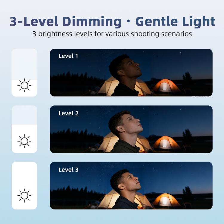 Per DJI Pocket 3 Flymile Luce di riempimento magnetica portatile per fotografia