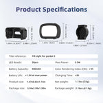 Per DJI Pocket 3 Flymile Luce di riempimento magnetica portatile per fotografia